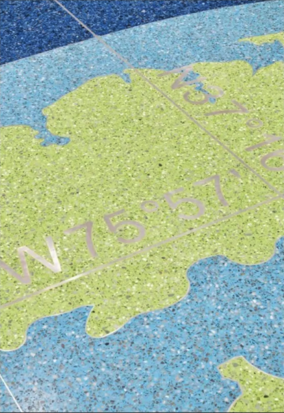 Terrazzo Mapping in School