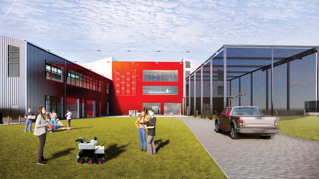 Robotics Innovation Center at Hazelwood Green - Campus of Carnegie Mellon University, Pittsburgh, PA. © Photo provided courtesy of Carnegie Mellon University