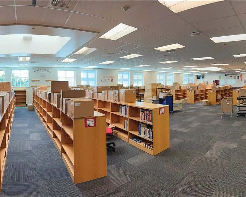 South Junior School’s renovation included 4,000 square yards of new Shaw Contract EcoWorx® carpet tile installed throughout the school. The old carpet was recycled during the renovation and will be turned into new EcoWorx carpet tile.