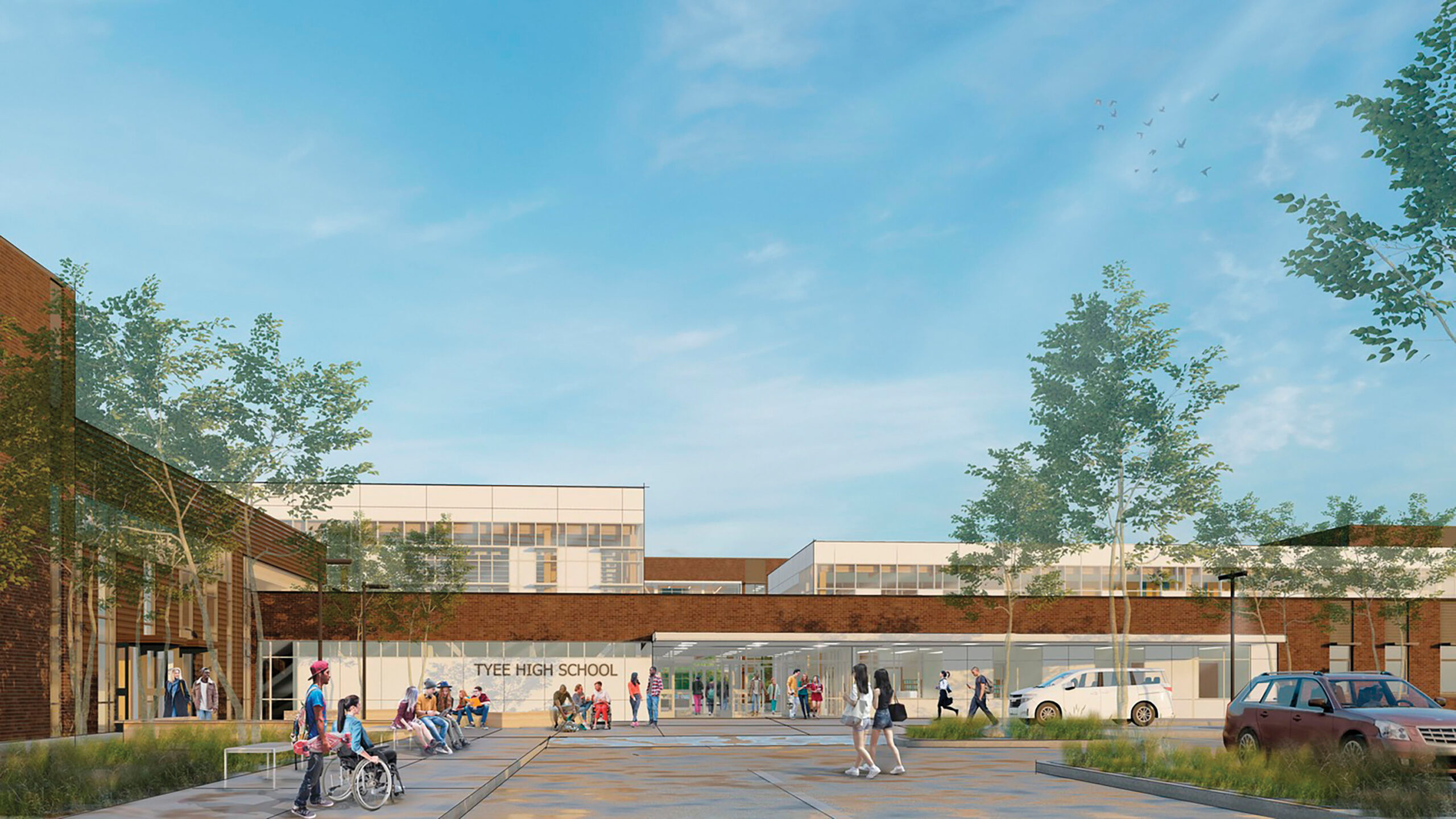 Exterior Tyee High School