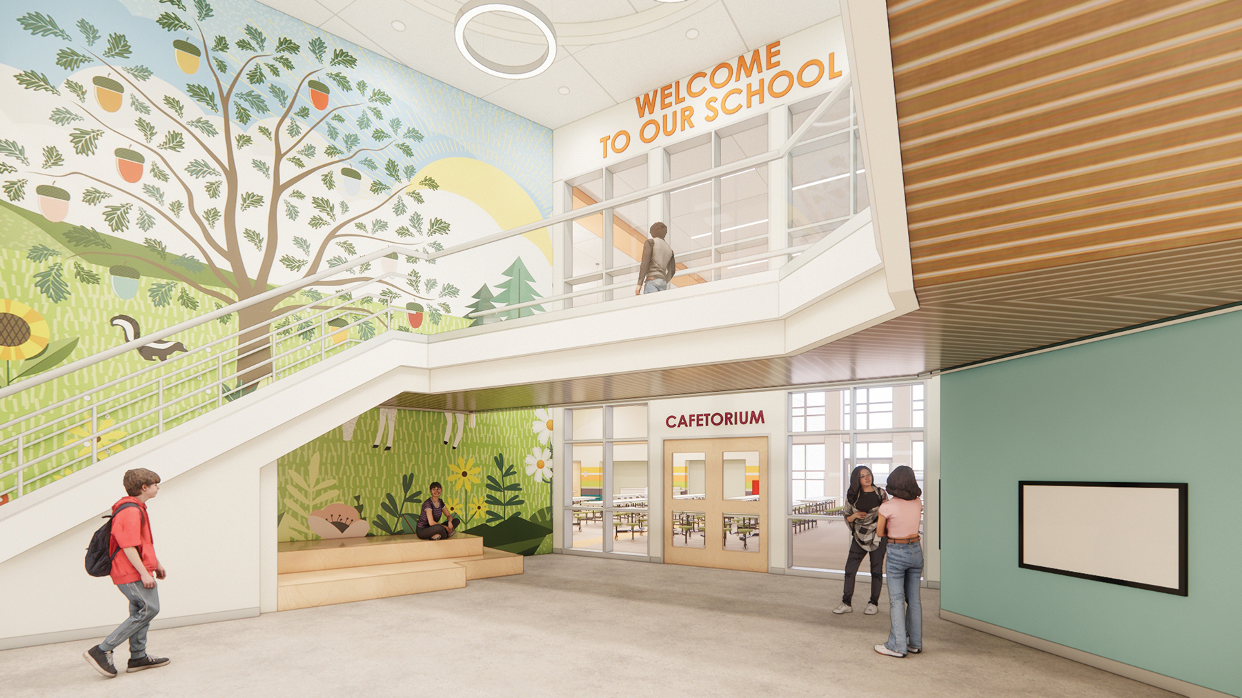 Green Meadow Elementary School Lobby