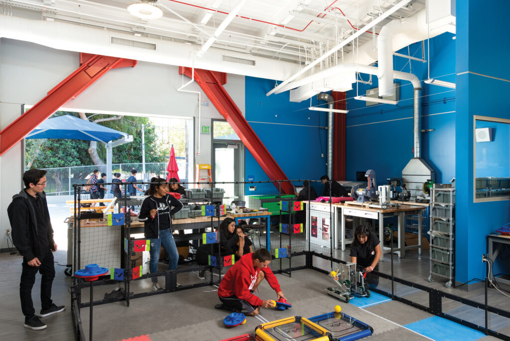 Monroe High School, Los Angeles Unified School District | Architect: Perkins Eastman. Photo: Nils Timm