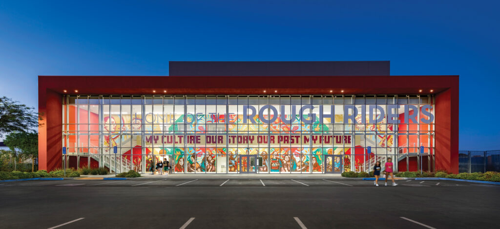 Roosevelt High School, Los Angeles Unified School District | Architect: LPA | Artist: Kalli Arte. Photo: Cristian Costea, Costea Photography, Inc.