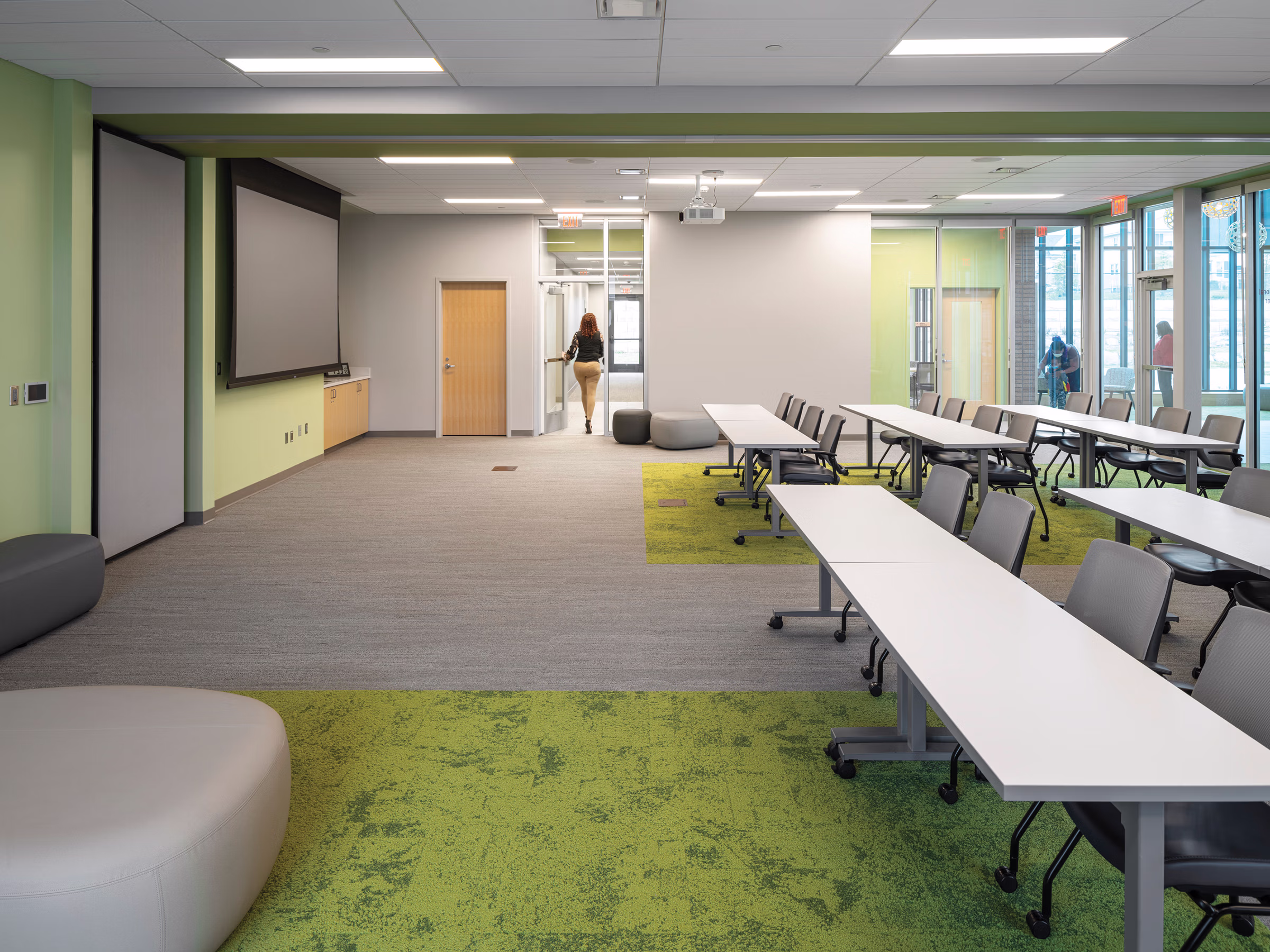 The training room at Educare Springfield facilitates its two-generational approach by providing space for the education and support of children and parents. Photo: Thomas Grady