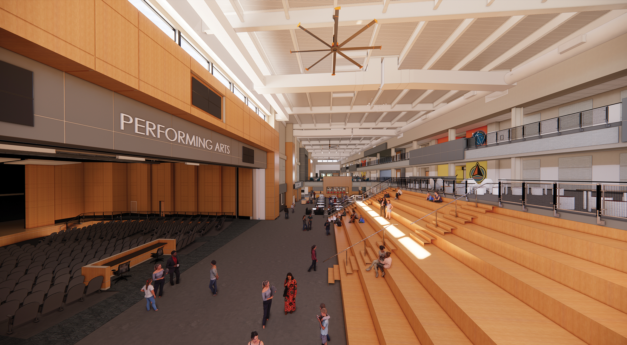 Interior Main Entrance to Learning Commons