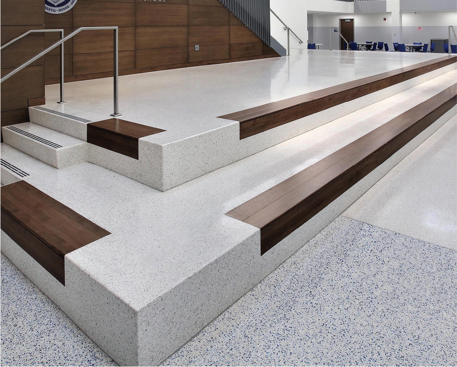 School Nets Return on Investment Identity, Sense of History Created with Terrazzo