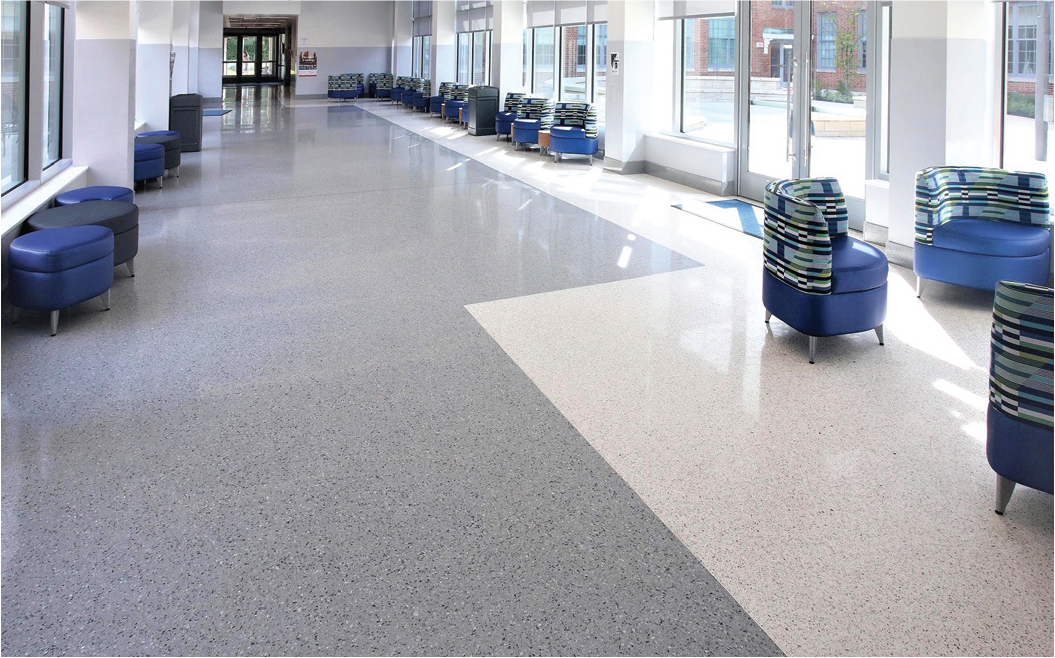 School Nets Return on Investment Identity, Sense of History Created with Terrazzo