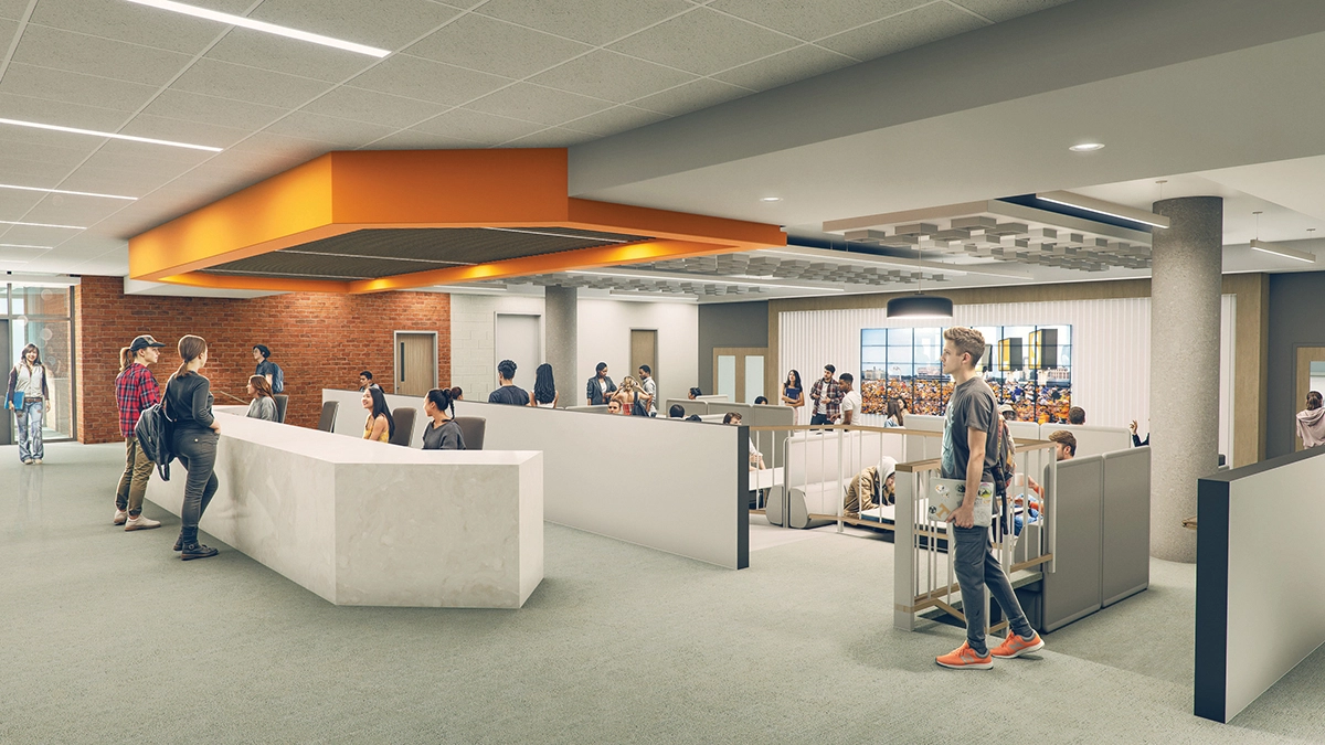 Interiorof University of Tennessee Knoxville – Presidential Court