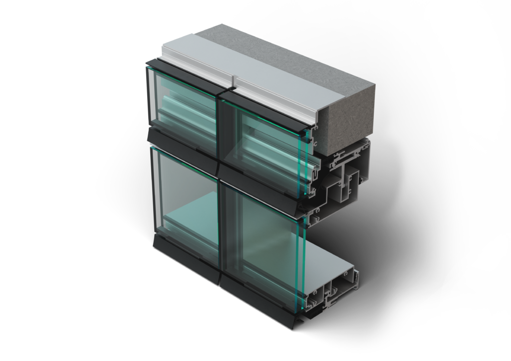 Metroview 4-SSG Window Wall Exterior 